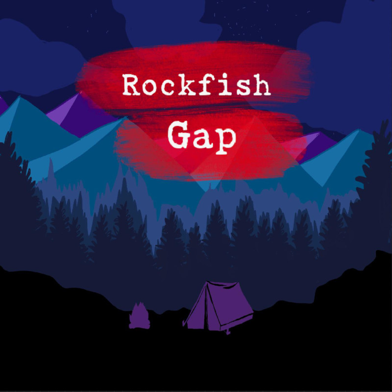 Rockfish Gap Poster: Investigative fiction podcast set in Shenandoah National Park